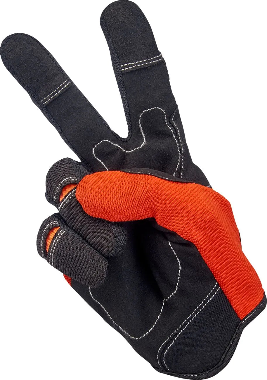 Biltwell Moto Gloves - Black/Orange