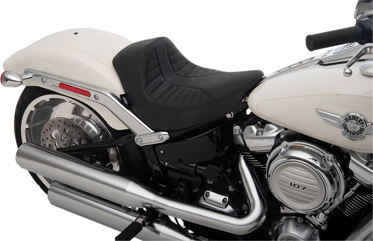 Drag Specialties Ez-on Mount Solo Seat - For Harley Davidson