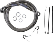 Drag Specialties Edelstahl Bremsleitung Kit Vorne Oben 45.25"