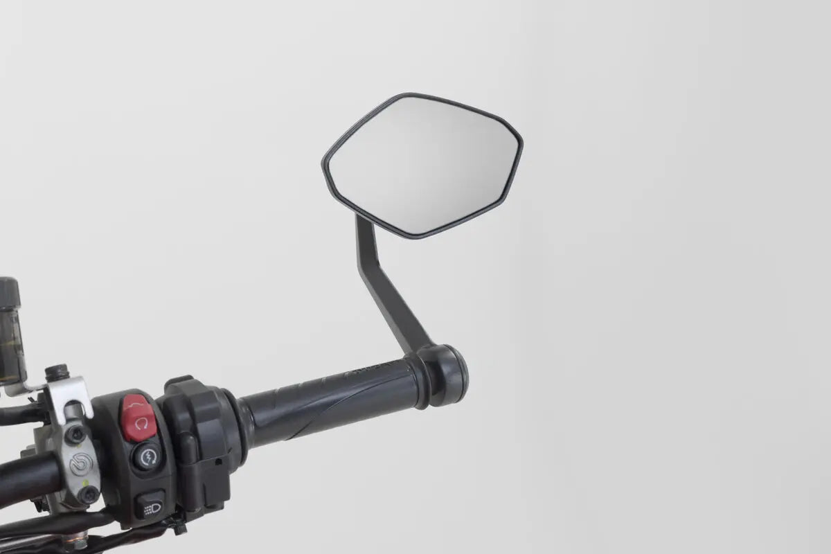 Sw-motech Bar End Mirrors - Black Aluminum