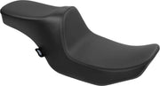 2-Up Drag Specialties Predator Iii Seat - Black Vinyl - For Harley Davidson