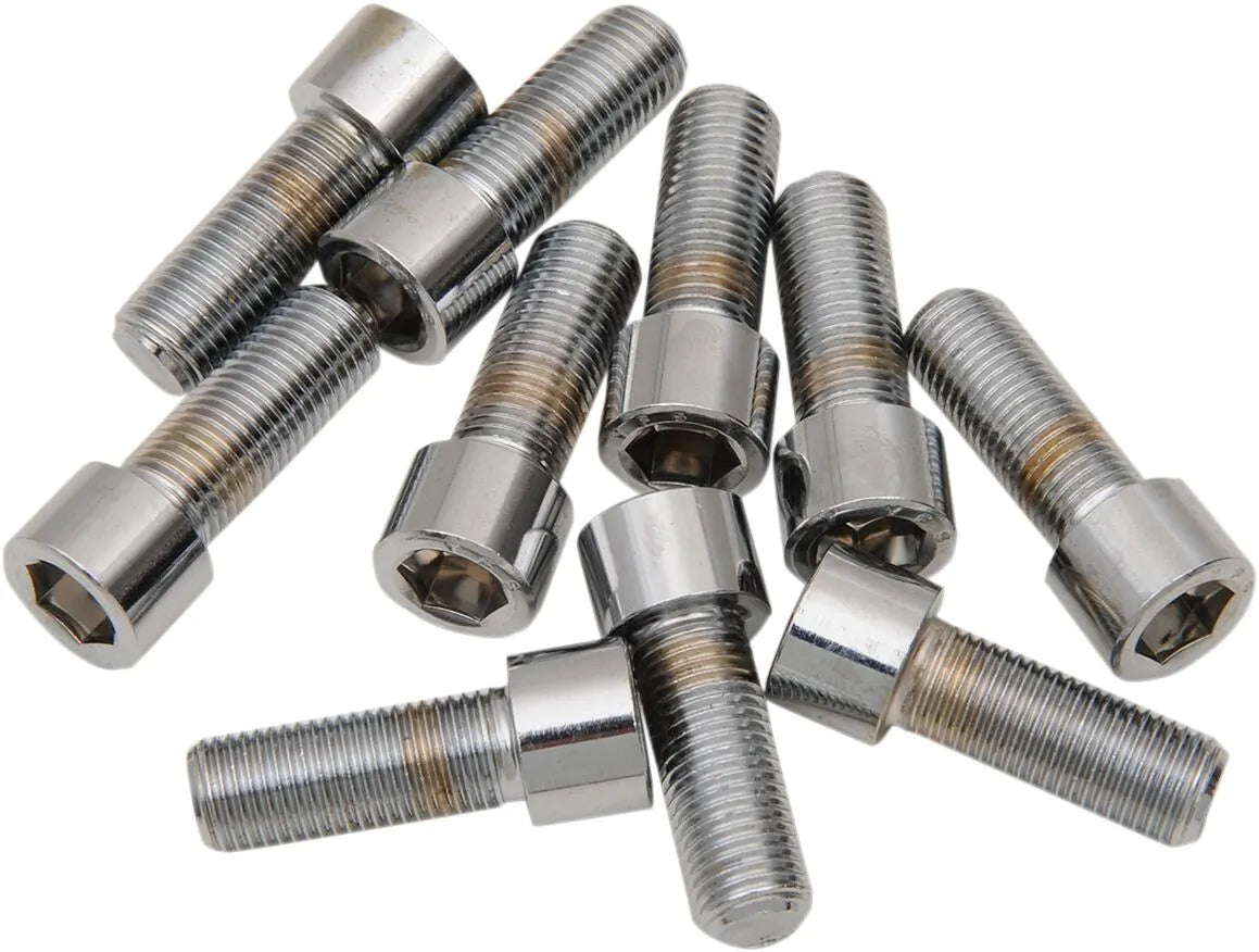Drag Specialties Fine Thread Smooth Socket-Head Bolts 3/8-24 x 1