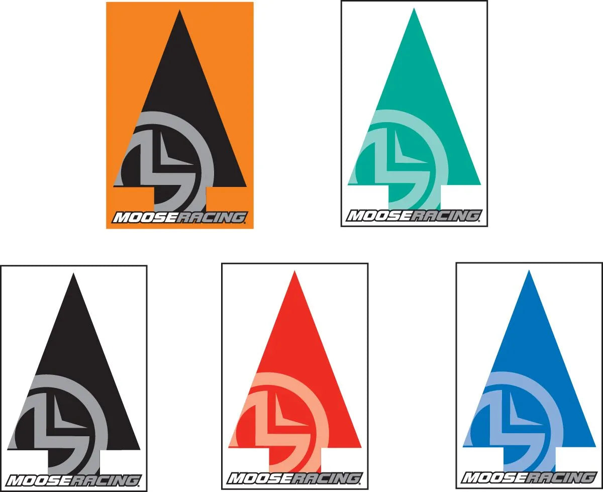 Moose Offroad Hard-Parts Course Arrows Blue/White 50 Pack