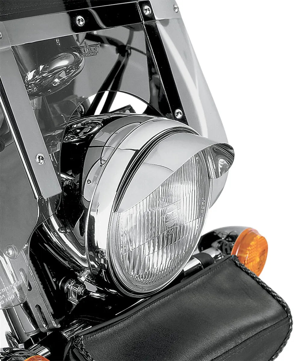Show Chrome Universal 7" Headlight Visor