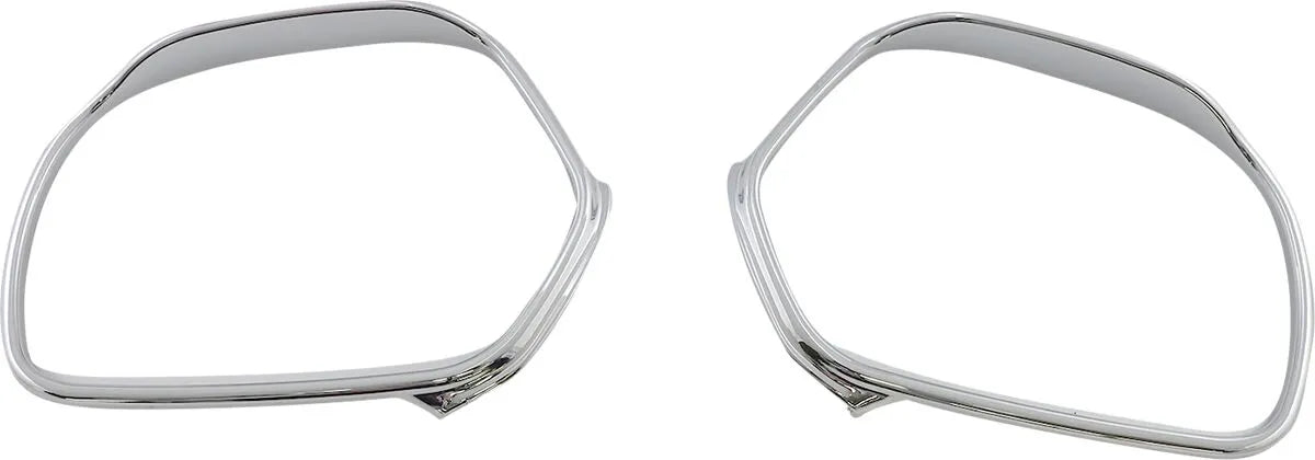 SHOW CHROME Visored Mirror Trim