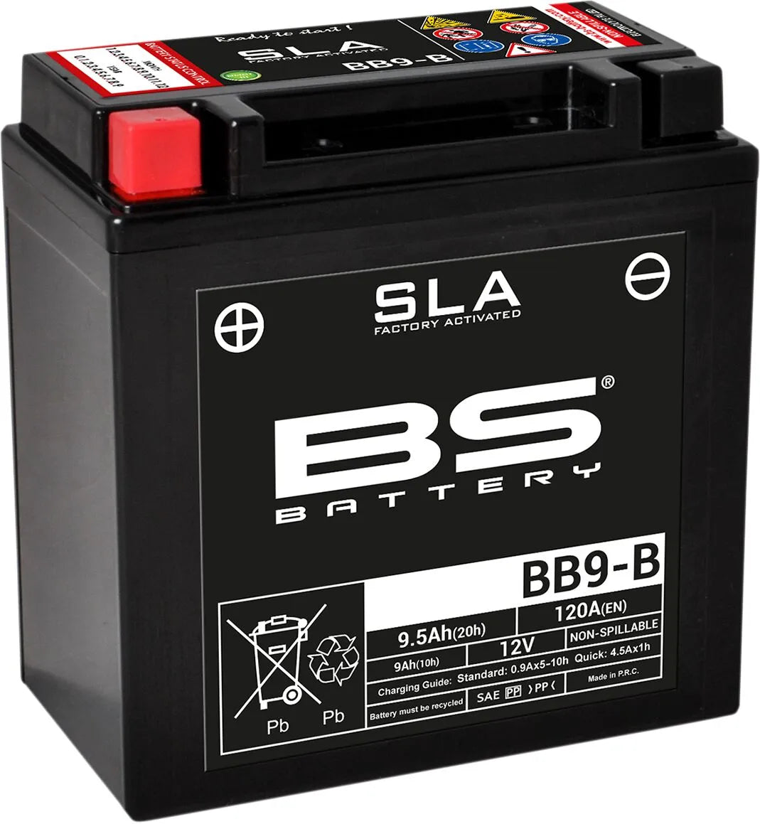 Bs Battery Agm 12v 9ah - Maintenance-free Battery
