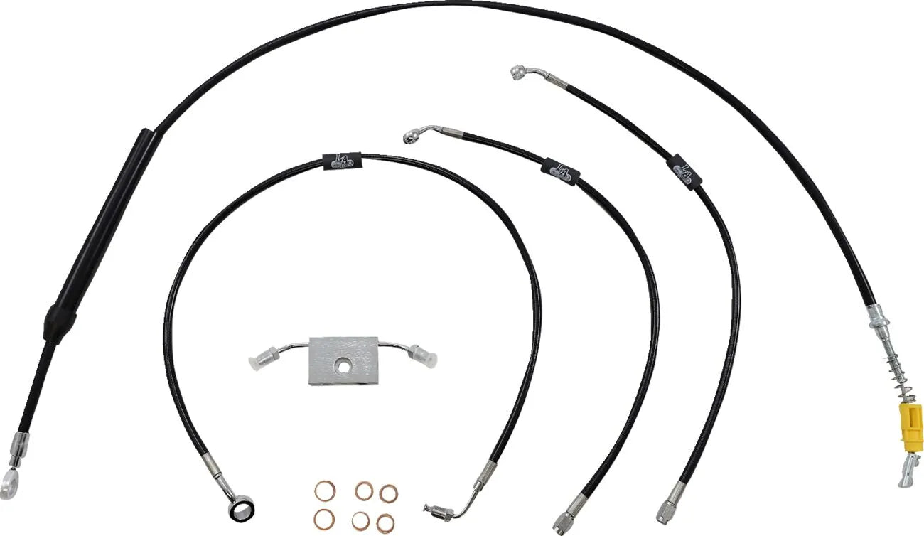 La Choppers Standard Handlebar Cable/Brake Line Kit for Ape