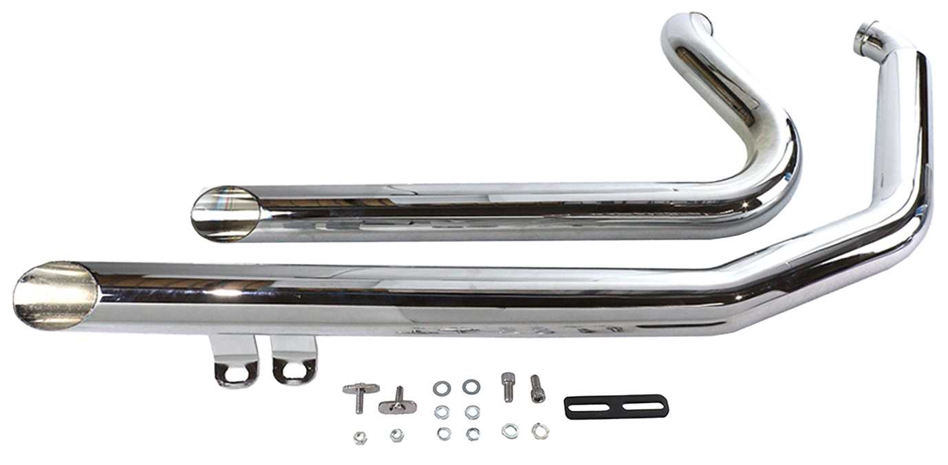 V-Twin Wyatt Gatling Softail Drag Pipes Down Slash Shorty – Exhaust
