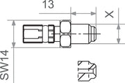 Trw Varioflex-Anschluss für hydraulische Bremsleitungen
