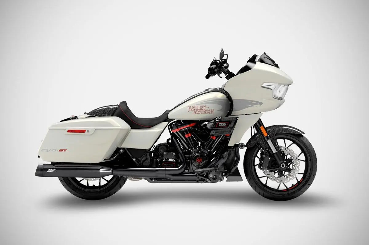 Zard 4.5" Slash-Cut Slip-ons Auspuff Für HD-Touring E5 - ECE Straßenzulassung