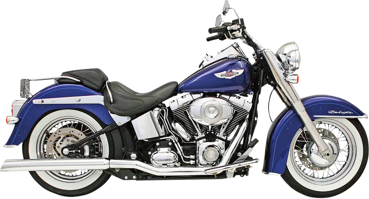 Bassani Xhaust Power Curve True-Dual Krümmer für Softail