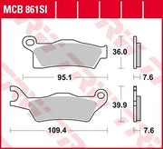 Trw Si Series Sinter Off-Road Bremsbeläge - Hinten