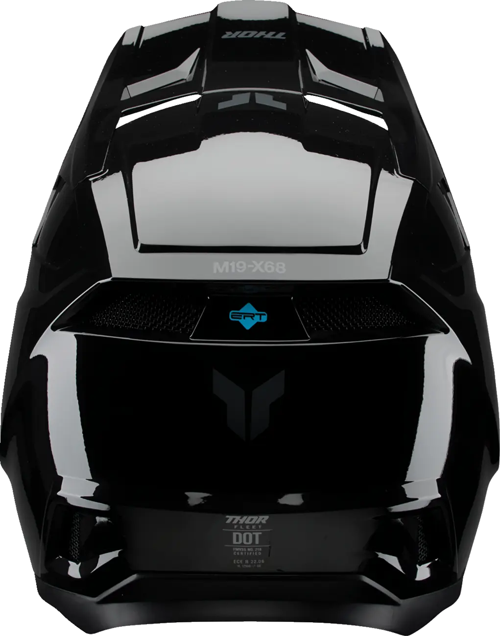 Thor Fleet Youth Blackout Gloss Helmet