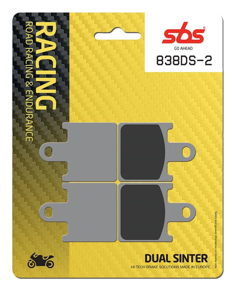 Sbs Ds Racing Dual Sintered Brake Pads - Front