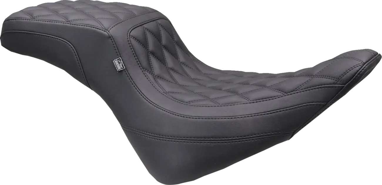 2-Up Mustang Squareback Seat - For Harley Davidson