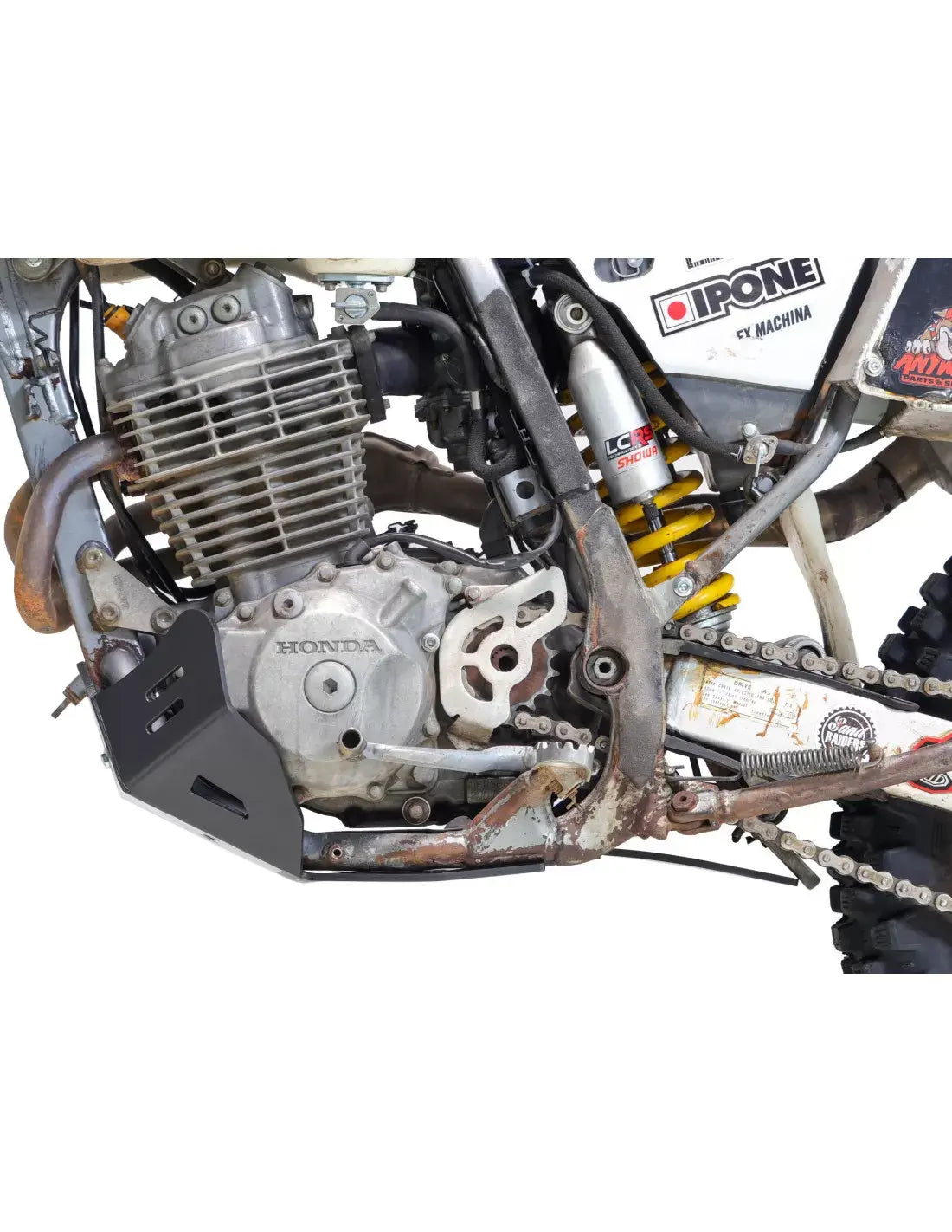 Axp Racing Adventure Skid Plate Black 8mm thick for Honda XR400R