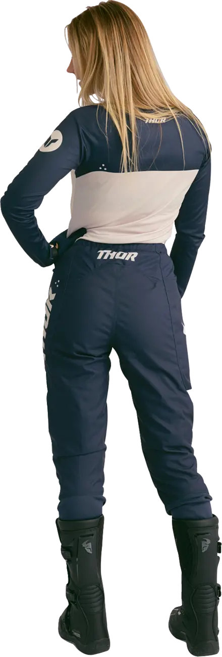 Thor Women's Ridemode Static Mx Gloves - Black/Midnight