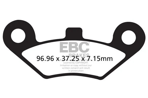 Ebc R Series Sinter-Bremsbeläge Für Offroad-Atvs - Vorne & Hinten