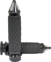 Avon Grips Diamond Contour Grips - Black Anodized