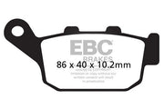 Ebc Sfa-hh Series Sintered Brake Pads For Scooters - Rear