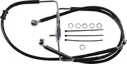 Drag Specialties Verlängerte Bremsleitung 35" Edelstahl Front