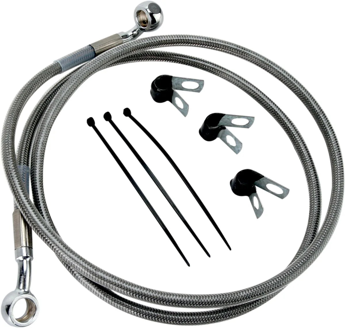 Drag Specialties Verlängertes Bremsleitungskit 46.25"