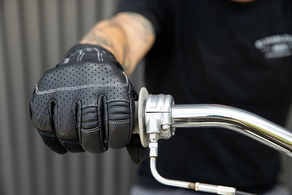 Biltwell Borrego Gloves - Black/Light Gray