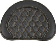 Saddlemen Roadsofa Sissy Bar Pad - Black/gold