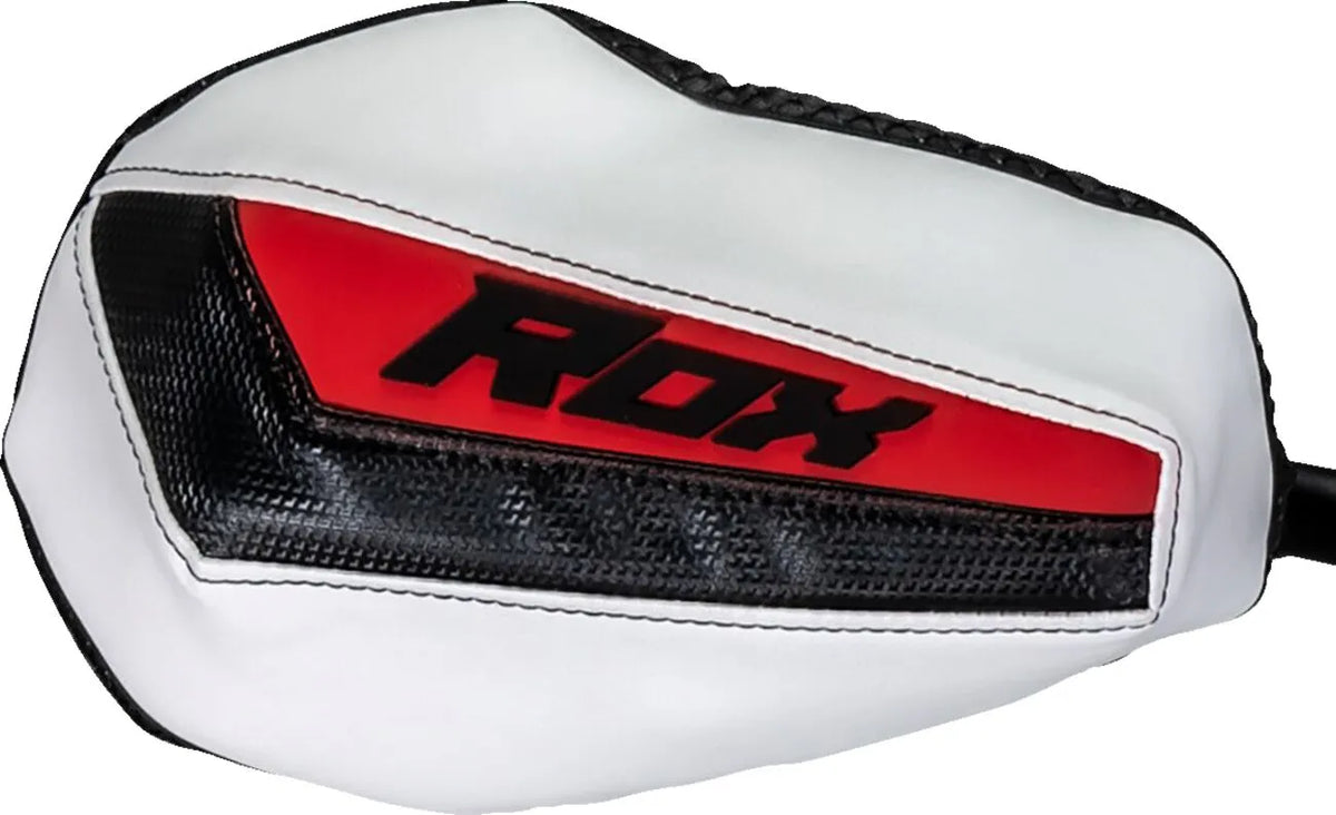 Rox Speed FX Plastic Handguards - 7/8" - Black/White/Red - FT3-HG-BWR