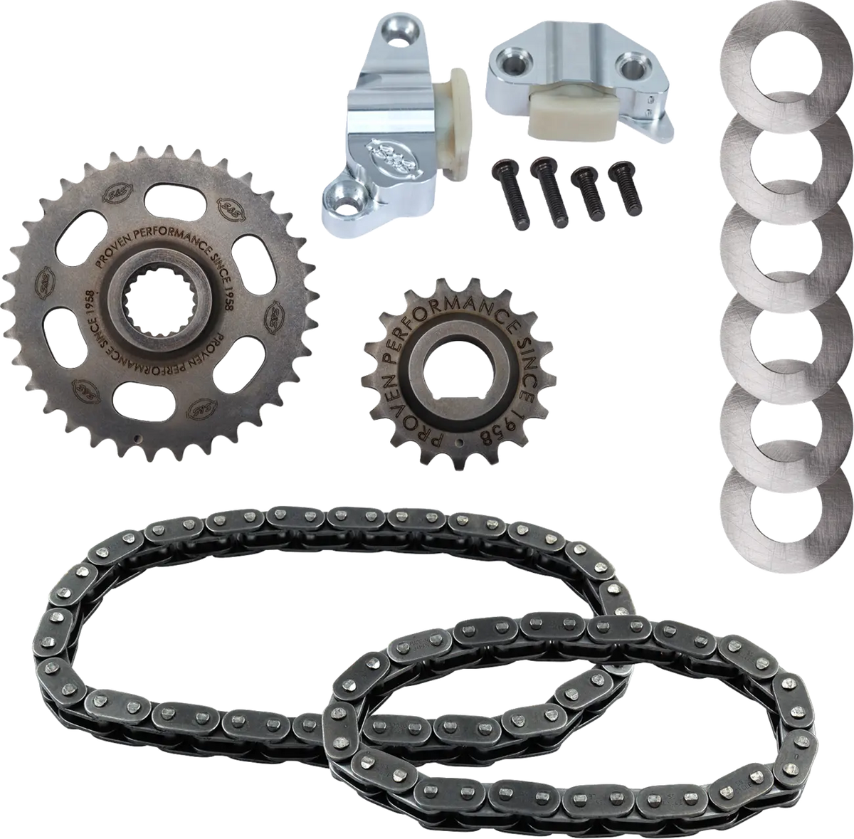 S&S Cycle Camshaft Chain Drive Kit with Tensioner for Twin Cam