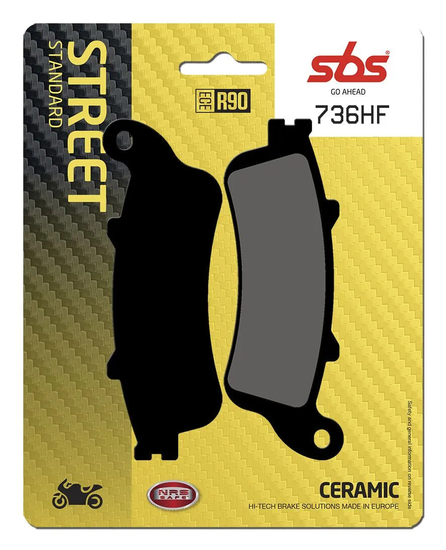 Sbs Hf Street Ceramic Organic Brake Pads - Rear