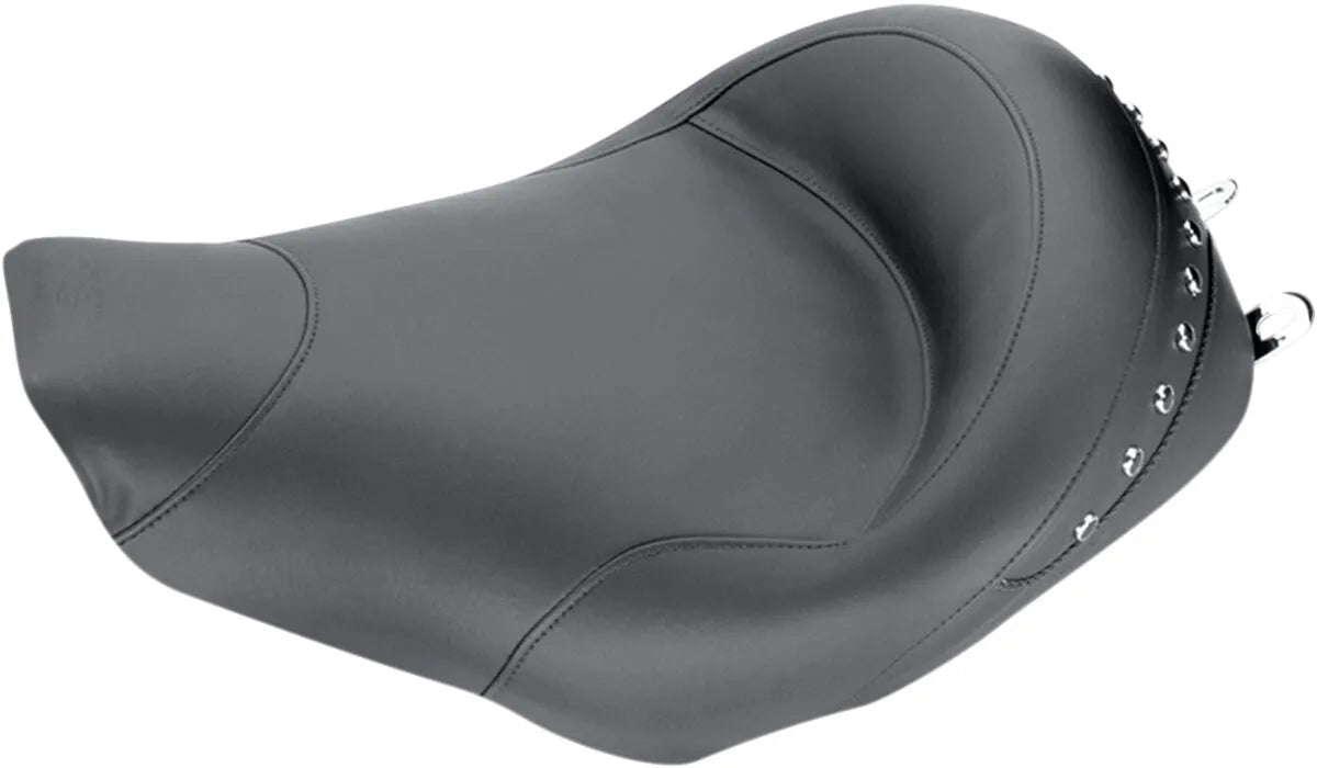 Solo Mustang Studded Wide Touring Seat - For Harley Davidson