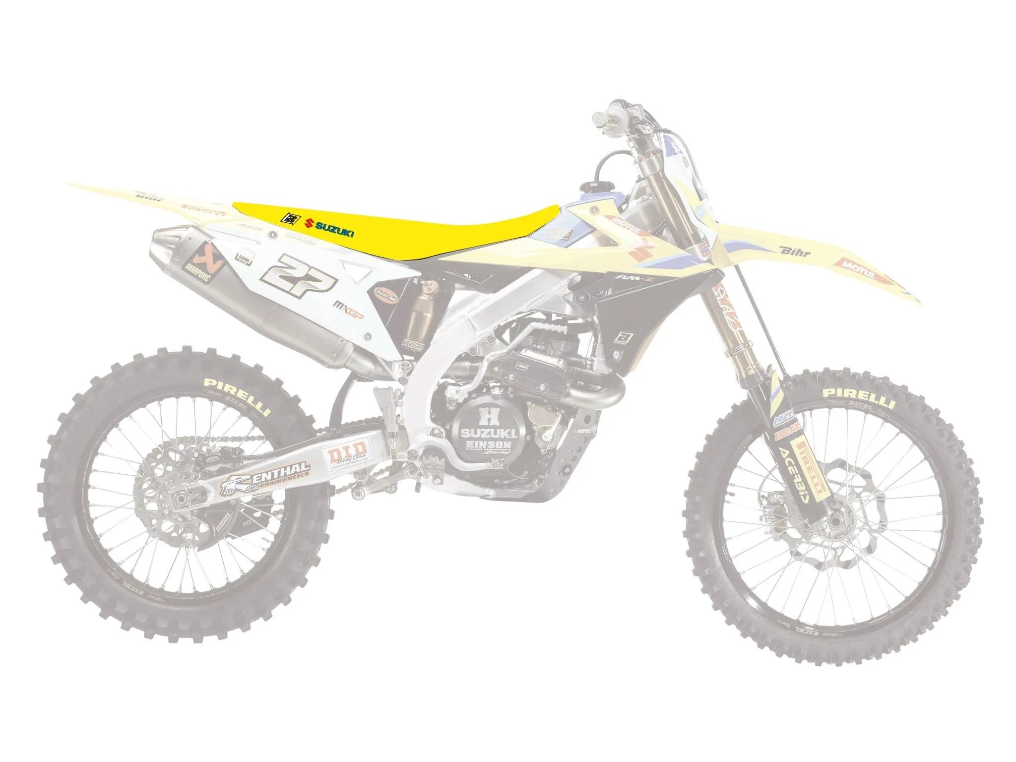 Blackbird Racing Seatcover - Black/yellow