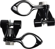 Ciro Engine Guard Highway Peg Mounting Clamp Kit for 1-1/4"