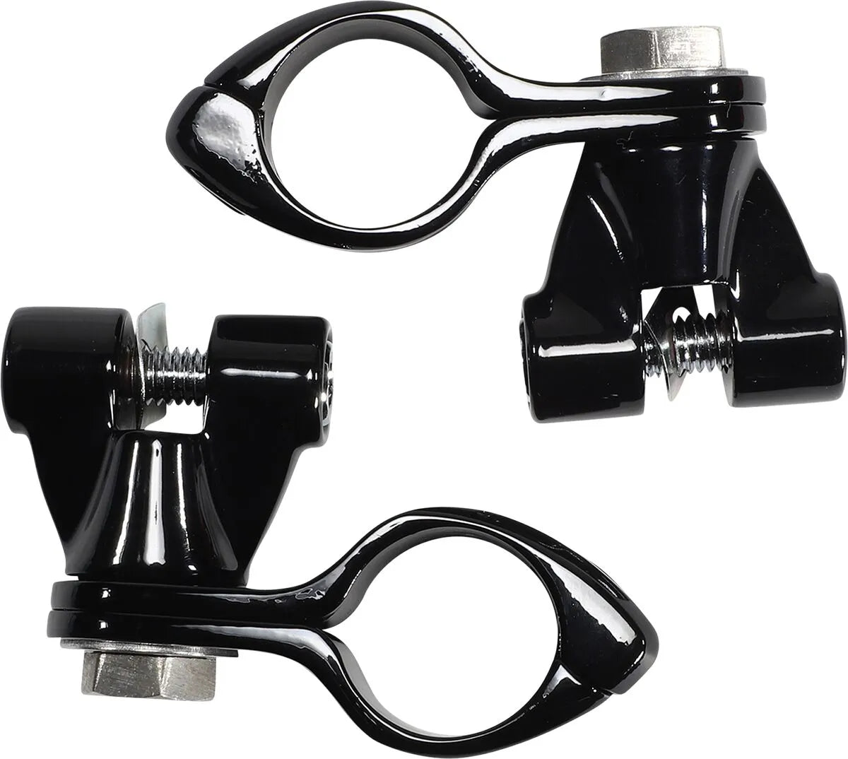 Ciro Engine Guard Highway Peg Mounting Clamp Kit for 1-1/4"