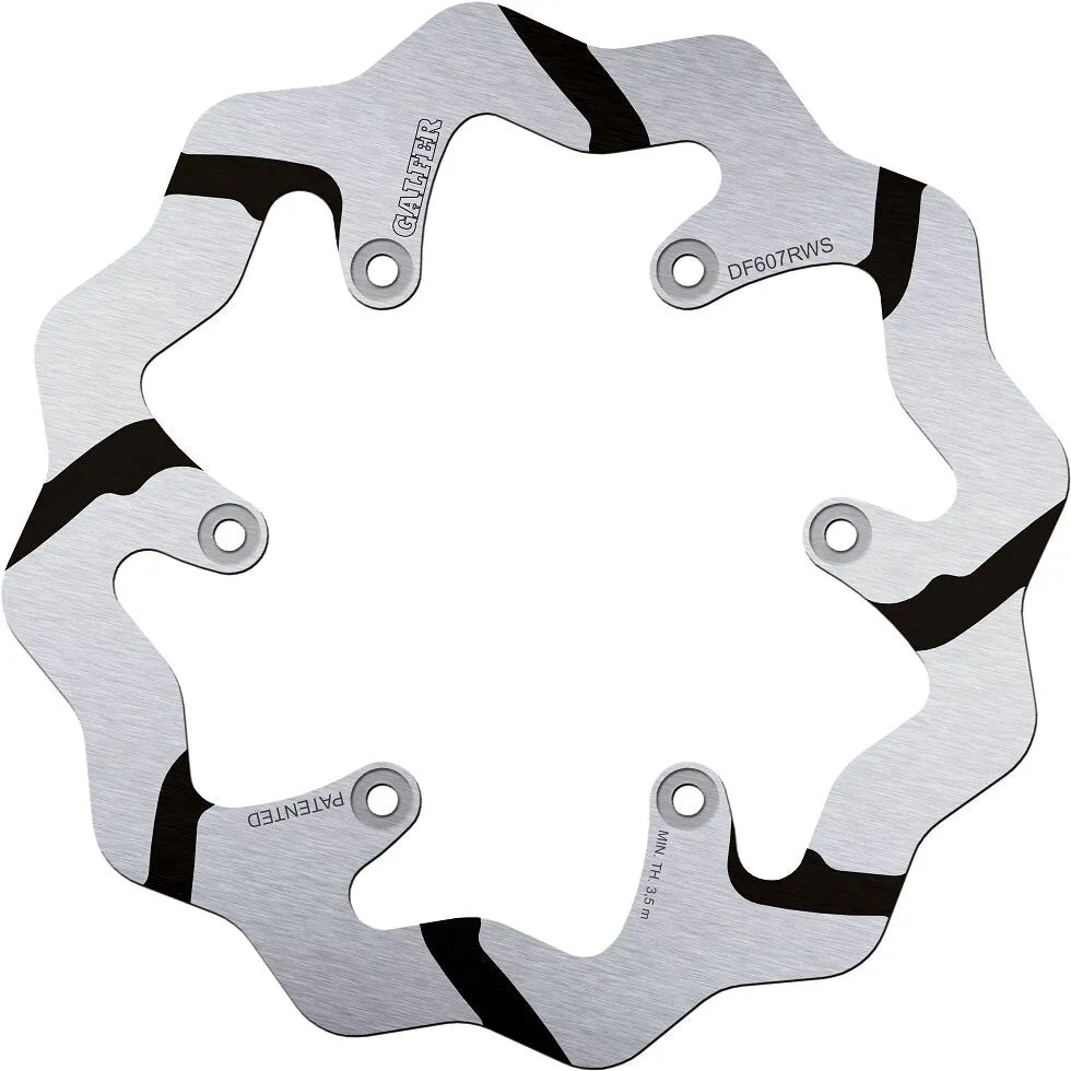 Galfer Fixed Wave Bremsscheibe mit Rillen - Df607rws - Hinten