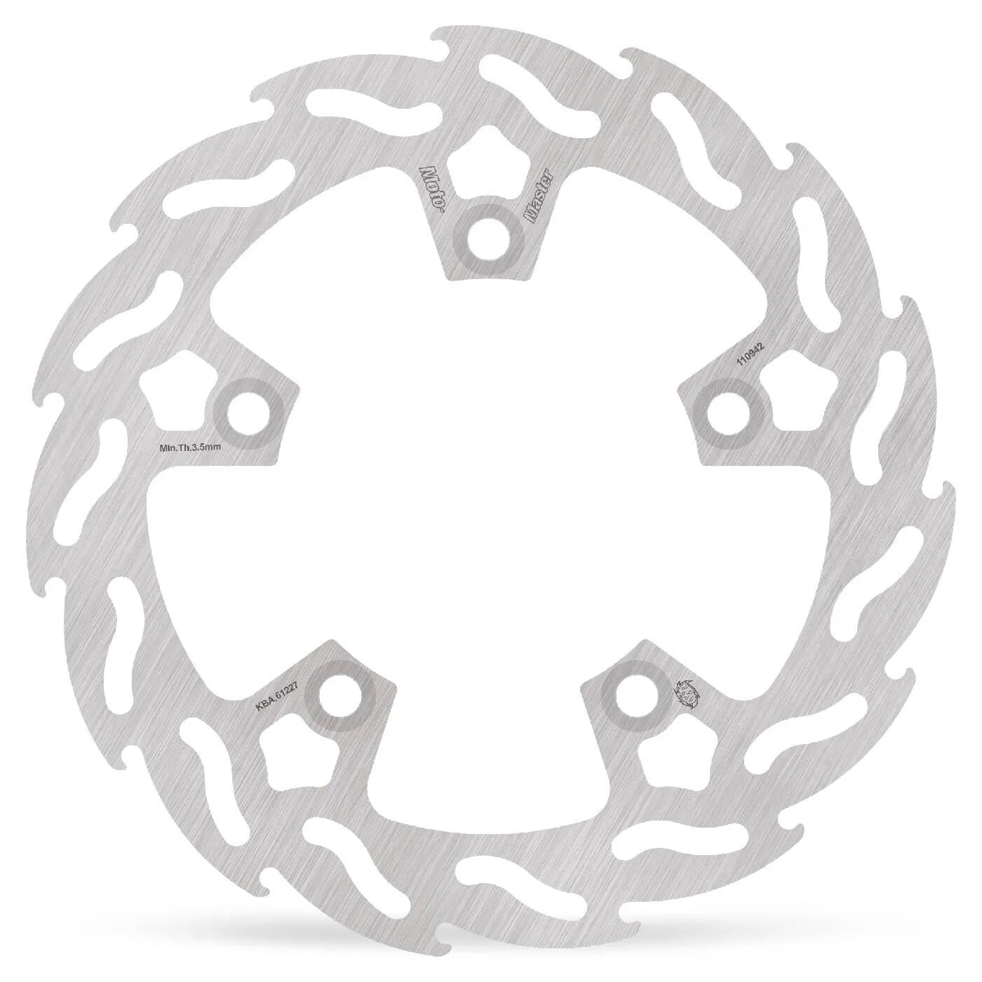 Moto-Master Flame Series Feste Bremsscheibe - Hinten