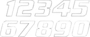 Blackbird Racing One Series Number 7 Plate Graphic 3-pack