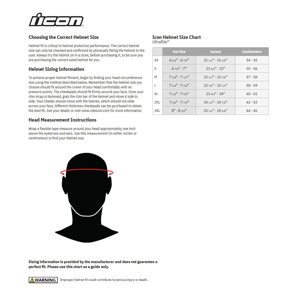Icon Ultraflite Carbon Mips Helmet