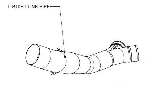 Akrapovic Link Pipe Y-pipe Mid-pipe Replacement