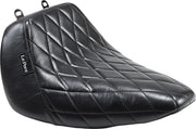 Le Pera Bare Bones Solo Seat - Black Diamond Stitch - For Harley Davidson