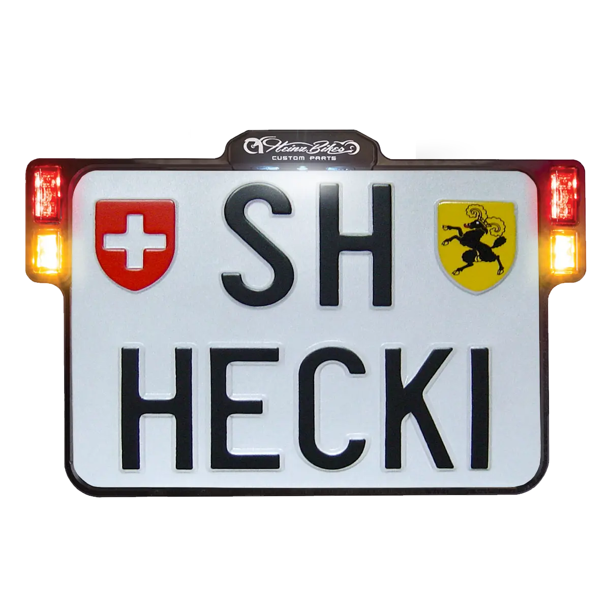 Heinz Bikes All-in-one 2.0 License Plate Holder W/ Led Lights
