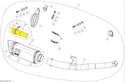 Akrapovic Geräuschdämpfer Einsatz