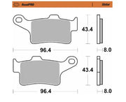 Moto-Master Roadpro Sintermetall Bremsbeläge - Hinten