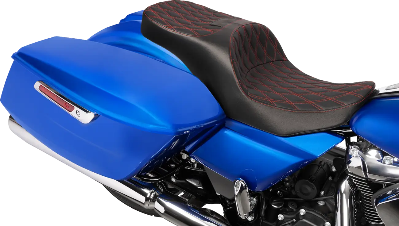 2-Up Drag Specialties Freedom Touring Seat - For Harley Davidson