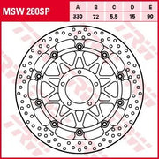 Trw Racing Sp-serie Bremsscheibe Für Hochleistung - Vorne