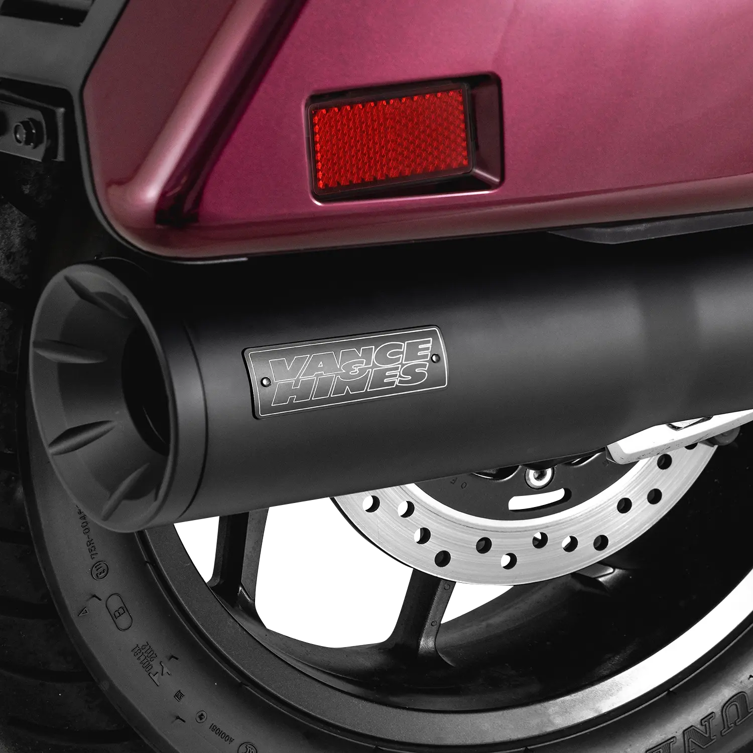Vance & Hines Hi-output Slip-on Schalldämpfer in Schwarz