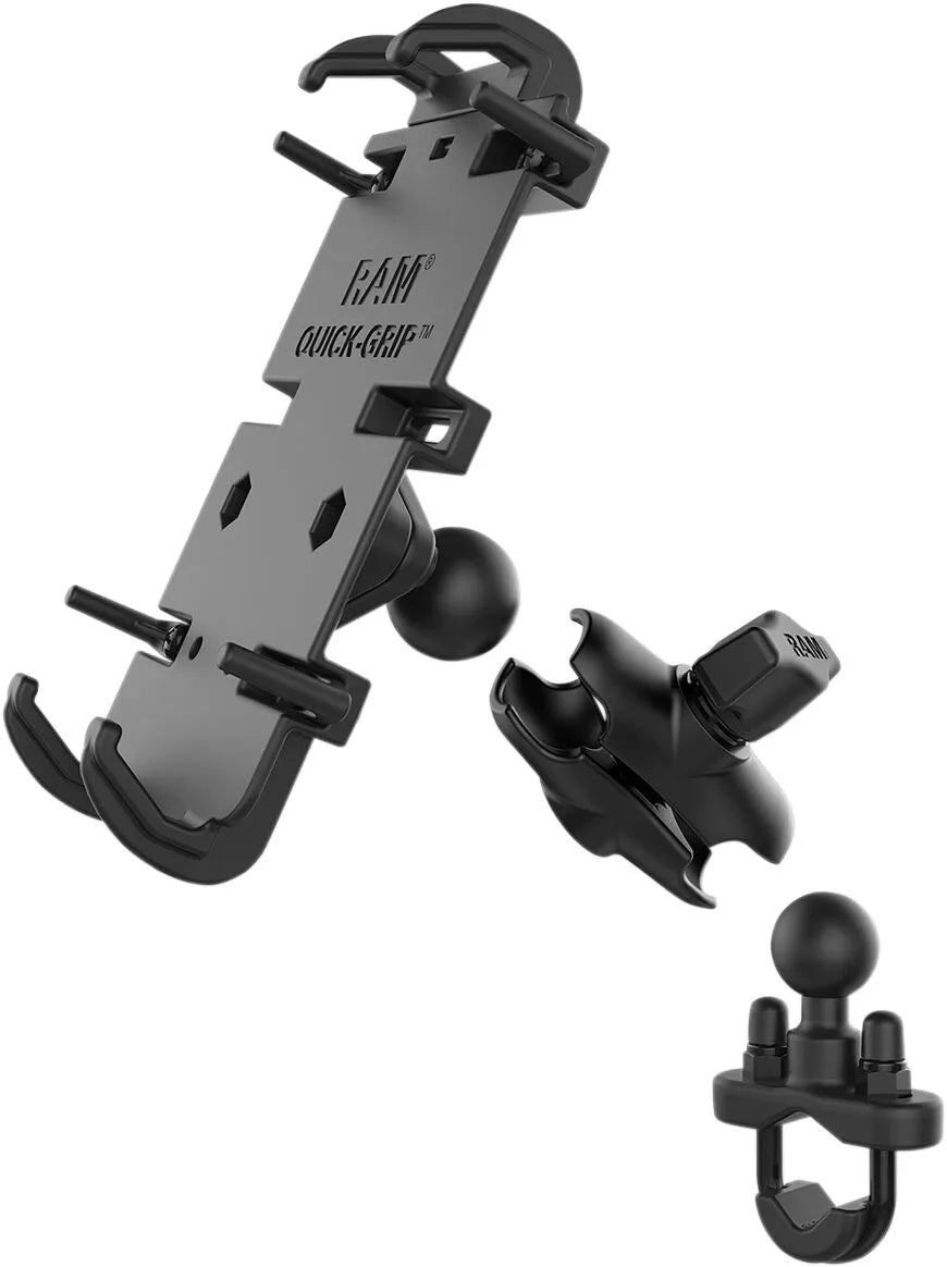 Ram Mounts Quick-grip Phone Mount With U-bolt Base