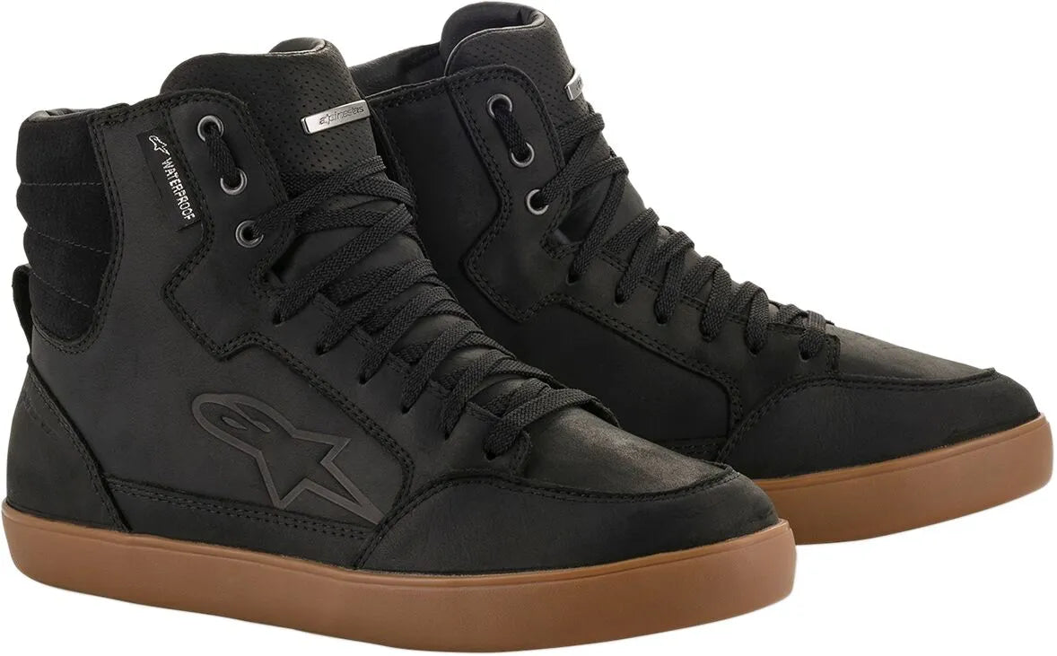 Alpinestars J-6 Waterproof Riding Shoes Black Gum