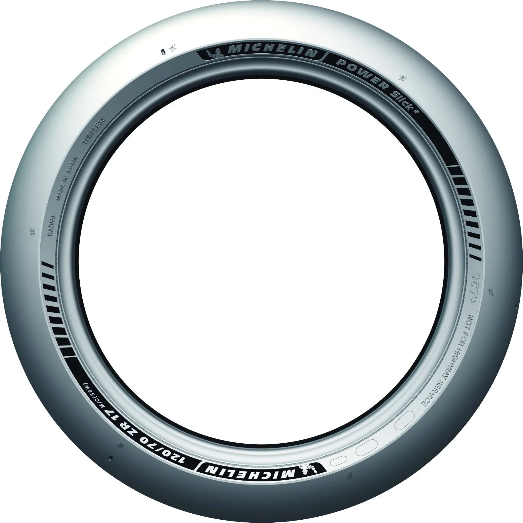 Michelin Power Slick 2 Tire 120/70zr17 Front